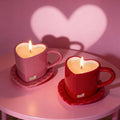 Heart Mug Candle